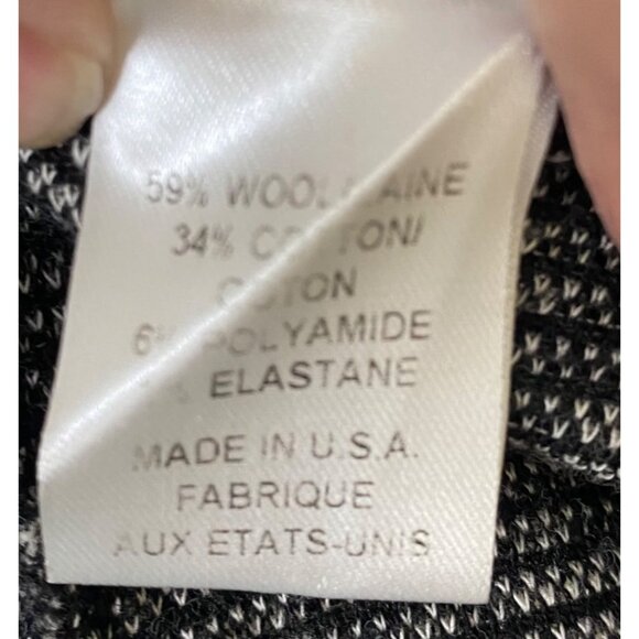 Diane von Furstenberg Wool Cotton Jacquard Cropped Jacket Quiet Luxury Sz 4 USA - Picture 5 of 10